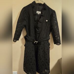 *Final Price* New Korean Luxurious Lace Boutique Frock Coat